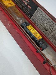 Daisy BB Air Gun Cleaning Kit Red Metal Box With Extras