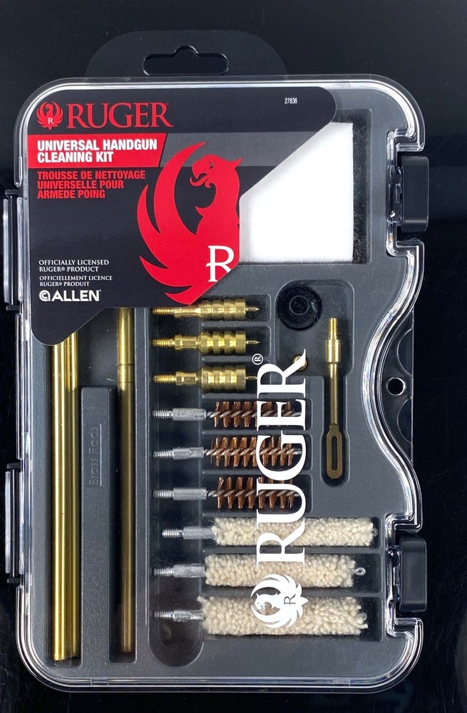 Allen Ruger Universal Handgun Cleaning Kit in Case 380 to 45 acp – 27836
