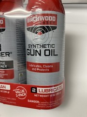 Birchwood Casey Gun Scrubber & Synthetic Gun Oil Aerosol Combo 2 Per Pack .