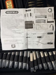 Redfield 80 Piece Universal Gun Cleaning Kit Complete Rifle Pistol Shotgun Case