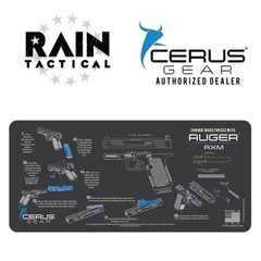Ruger® RXM® Instructional Gun Mat Jumbo 12″ X 27″ Cerus Gear Grey