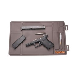 Lyman Gray Gun Cleaning Service Maintenance Rubber Mat for Glock Gift Dad
