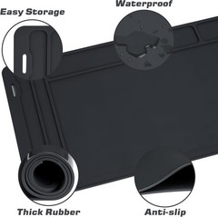 36″ x 12″ Anti-Slip Magnetic Gun Cleaning Mat for Efficient Maintenance