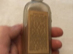 J. C. HIGGINS Nitro Powder Solvent Vintage Empty Bottle