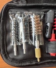 NEW! BUSHMASTER BORE SQUEEG-E UNIVERSAL FIELD CLEANING SYSTEM W/ CANVAS CASE