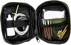 Sport 13 Piece Gun Cleaning Kit – Compact Cloth Bag – Bronze Brushes for 30, 270