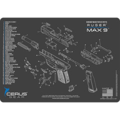 For Ruger MAX 9 Armorers Cleaning Mat Cerus Gear PREMIUM Made in USA