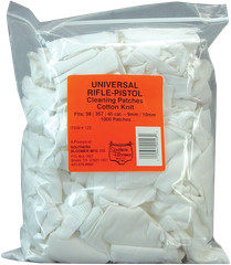 Southern Bloomer Universal Rifle/Pistol Cleaning Cotton Patches 1000/Bag 123