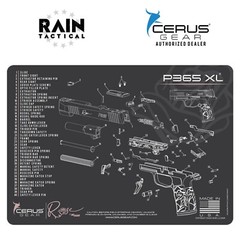 Sig Sauer P365 XL ROSE Schematic Handgun Mat