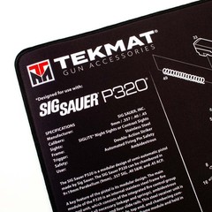 TekMat Ultra 20 – Sig Sauer P320 Gun Cleaning Mat, Black, TEK-20-SIGP320