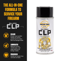 Break Free CLP Gun Cleaner 4oz Aerosol Synthetic Oil for Cleaning Lubricant-USA*