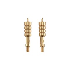 .40 Cal Solid Brass Spear Pointed Jag Gun Clean Accessories Brass Pack of 2