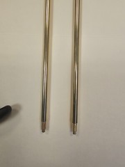 8-32 Gun Pistol Rifle Brass Rod kit 2 ea 10-1/2′ rods n 1 ea 9” rod with handle