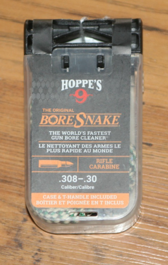 Hoppe’s Bore Snake Rifle/Carbine – .308-.30 Caliber – Case & T-Handle – New