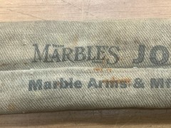 Marbles No 9728 Jointed Rifle Rod .28 Caliber and Up 36″ Brass in Canvas pouch