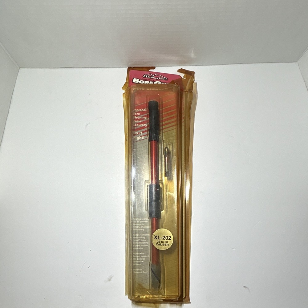 Stoney Point Adjustable Aluminum Bore Guide Red XL-202 .25-.30 Cal Bore Cleaning