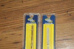 Set of 2 Tetra Gun Cleaning Tips – .22 Cal Bore Mop & Bronze Brush – New