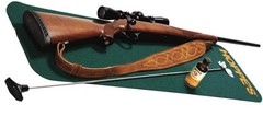 Hoppes Soft Acrylic Non Slip Rifle/Shotgun Cleaning Pad 12 x 36 In Green MAT2