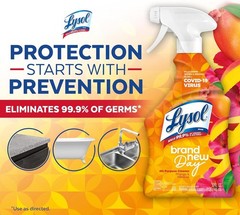 Lysol Bathroom Cleaner Spray, Mango & Hibiscus Scent, 32 oz.