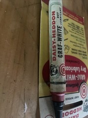Daisy Heddon Graf-White Dry Lubricant Original Packaging Handy Dispenser Tube