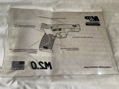 Smith & Wesson M2.0 Clear/Black Plastic Gun Cleaning Mat 16.5″ x 12″