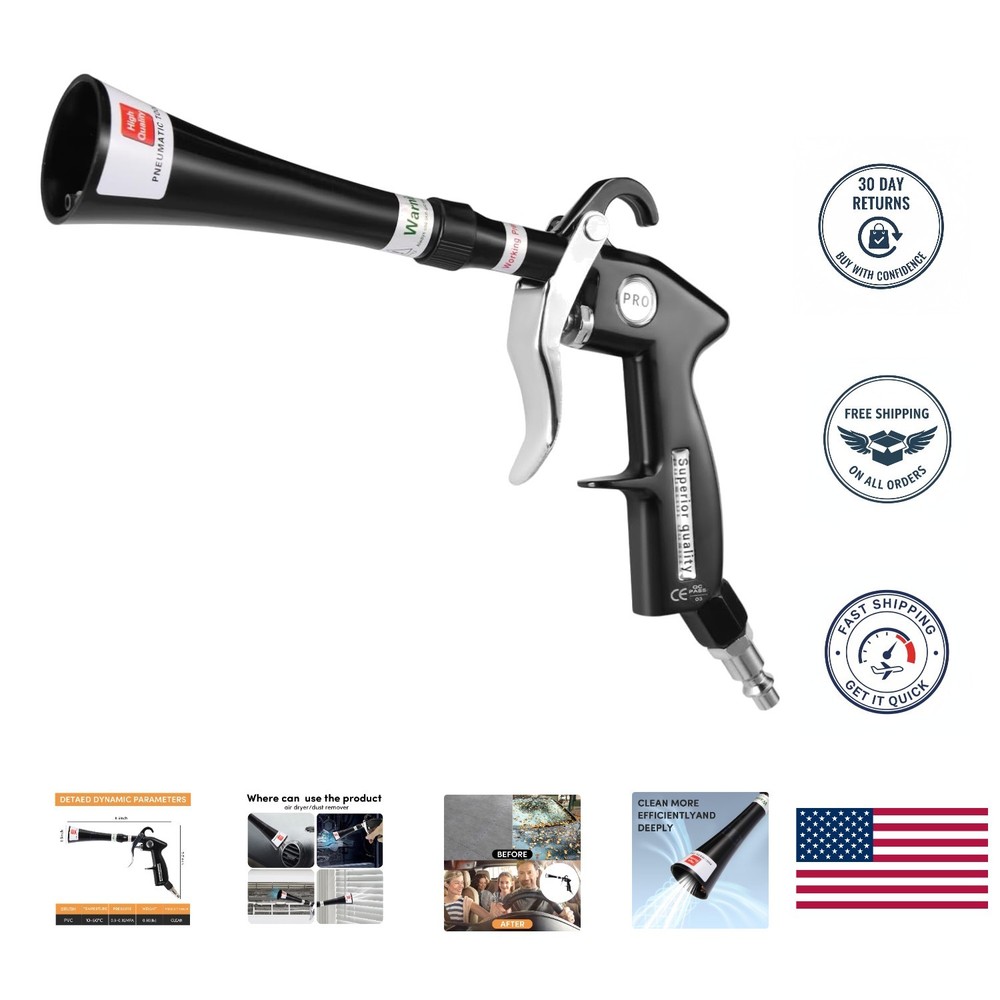 Tornador Z-014 Air Blow Out Gun for Cleaning and Air Drying Auto Surfaces