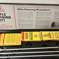 Vintage Outers 22 Caliber Rifle Gun Cleaning Kit No. 477 Gunslick Case w/ Box