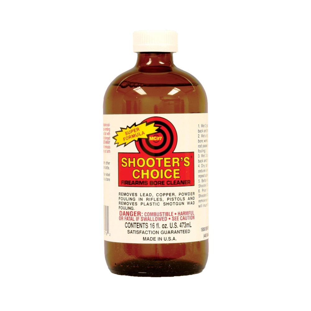 Shooters Choice MC7 Solvent Liquid 16oz Bore Cleaner Conditioner Glass SHFMC716