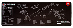 TekMat Ultra 44 – Ruger 10/22 -Gun Cleaning Mat, Black, One Size