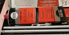 Vintage Sears Roebuck Shotgun Cleaning Kit New Old Stock Original Box USA