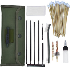 Compact Rifle Gun Cleaning Kit for .22 .223Cal 5.56Mm .22LR