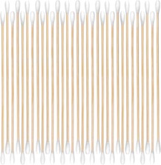 400/200 ct 6 Inch Double-Ended Gun Cleaning Swabs with Bamboo Sticks – Ideal for