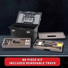Allen Company Universal Gun Cleaning Kit & Tool Box – Rifle , Black/Gray