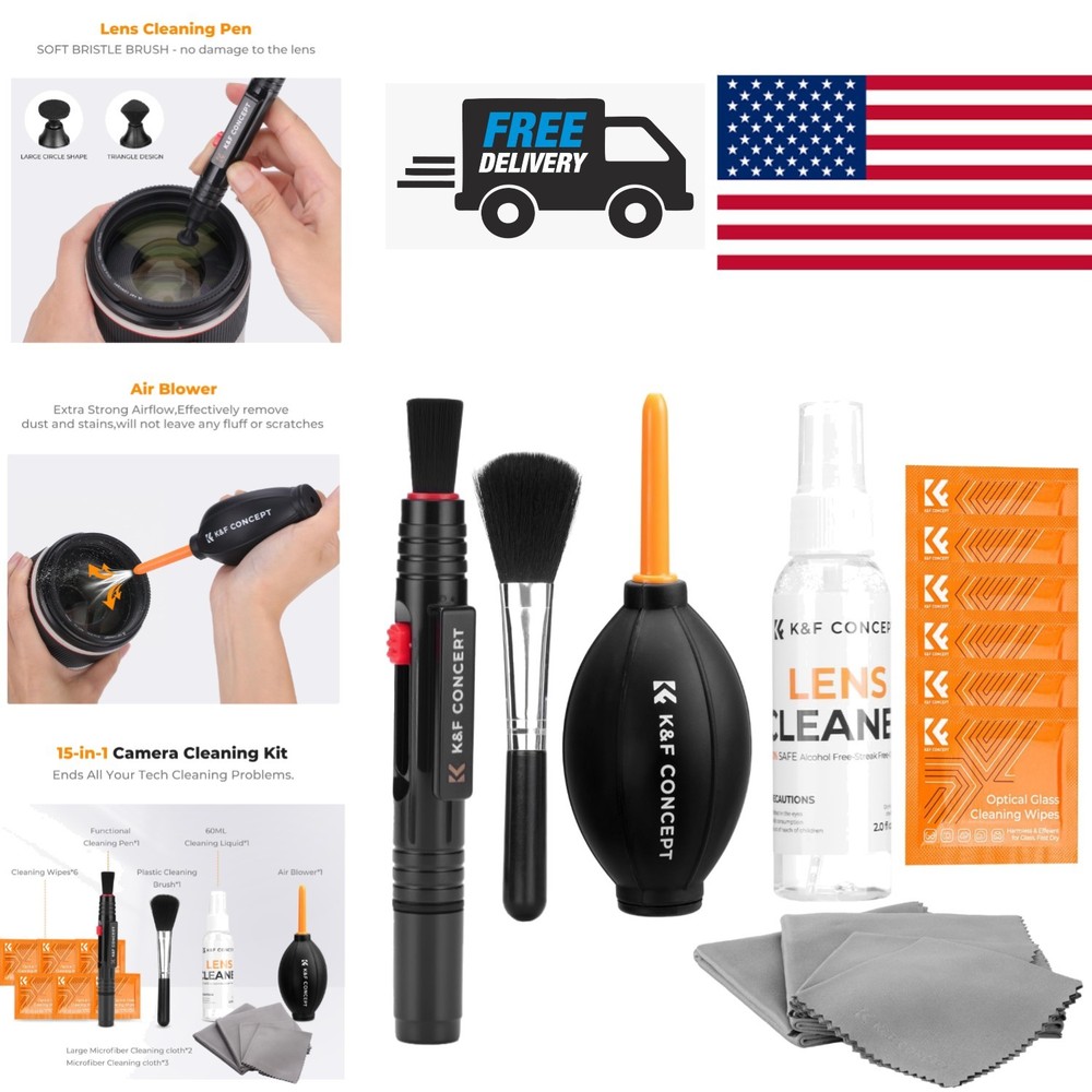 15 Count Professional Cleaning Kit for Sensitive Electronics Safe and Effective