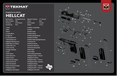 TekMat Ultra Premium Handgun Cleaning Mat Hellcat