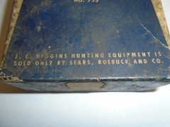 Vintage J.C. HIGGENS “.22 CAL” RIFLE CLEANING KIT – No. 723 – Used but Complete