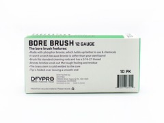 10 Pack- 12 Gauge Phosphor Bronze Bore Brushes for Gun Cleaning and Maintenance