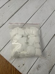 Outers Bulk Cotton Patches; 800 Patches 1”x1” 17-22 Caliber