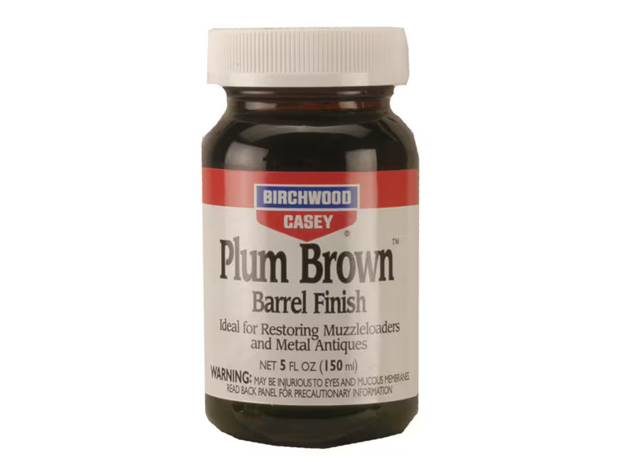 Birchwood Casey Plum Brown Barrel Finish 5 oz Liquid