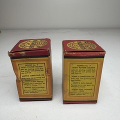 Vintage 1940 Hoppes 2 No.3 Gun Cleaning Patches In Box & 1 No.5 Open Box