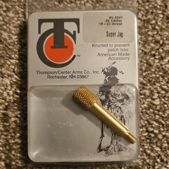 Thompson/Center Arms Brass .45 Caliber Knurled Gun Jag Gold Deep Cleaning #9241