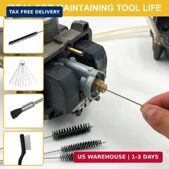 Paint Gun Cleaning Kit Airbrush Cleaner Brushes Needles Spray Gun Tool