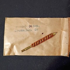 Vintage Cleaning Brush D 1 U S Rifle M1 Carbine 30 Cal. C-4035 NOS 1 Per Pouch