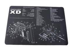 Springfield XD Gun Cleaning Mat Breakdown Schematics Parts Diagram
