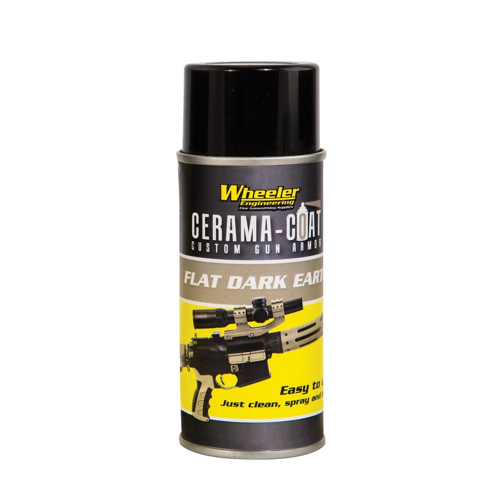Wheeler Cerama-Coat Gun Coating Spray 4oz Non-Reflective Ceramic Aerosol FDE