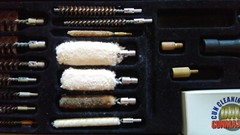 Gunmaster Universal Gun Cleaning Kit Model UGC 76W Wooden Box Brush Swab Rod
