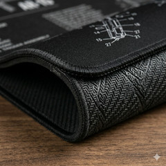 AR-15 Tactical Gun Cleaning Mat 35.4*15.7 Heavy-Duty Non-Slip Armorer Bench Pads