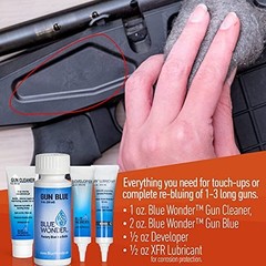 Blue Wonder Gun Blue 2 oz Kit – Premium Metal Touch-Up, Rust Protection, Easy Ap