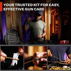 Gun Cleaning Kit for .223/5.56 – Portable Tool Case with Brass Rods, Jag, Bru…