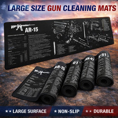 AR-15 Tactical Gun Cleaning Mat 12×36 –Heavy-Duty Non-Slip Armorer Bench Pad 🔥